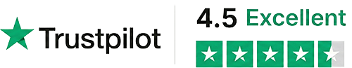 Trustpilot Rating - 4.5 Excellent